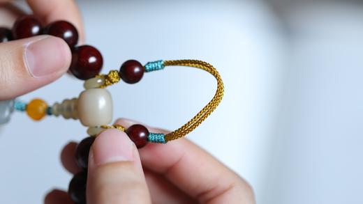 【青山特惠】原创设计-小叶紫檀 凝香” 手串1.2*18 y21 商品图3