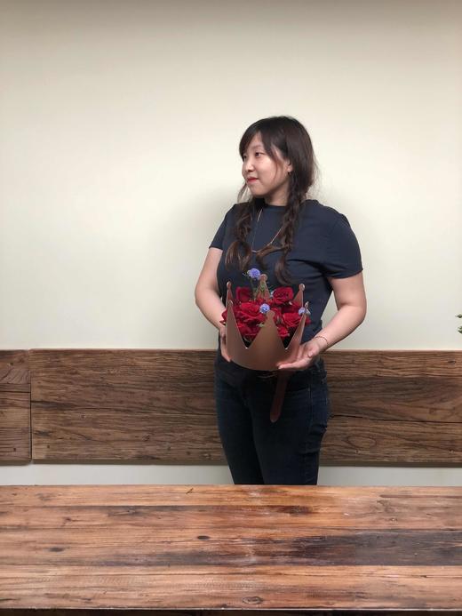 【520】红玫瑰 皇冠花盒 表白礼物 商品图2