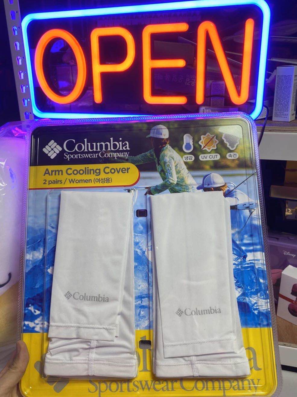 Columbia 哥伦比亚 防晒冰凉套袖2件套 高尔夫户外运动 #610784JPY带授权招加盟代理