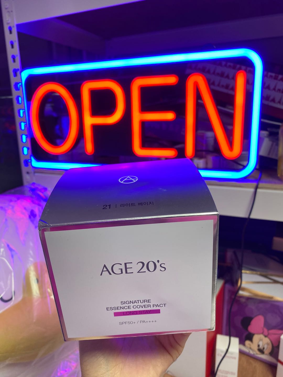 爱敬AGE20 新款经典款多款粉底气垫 Essence Cover Pact#05061224JPY带授权招加盟代理
