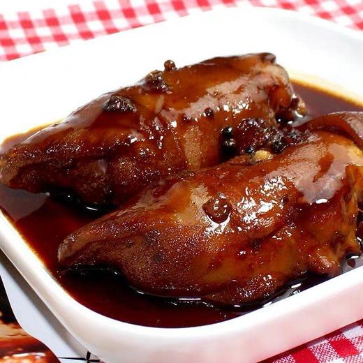 【鲁明斋爆胶猪蹄】300克/袋   色香俱全，香气四溢，色泽通透 商品图1