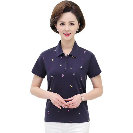 MQ-DF8240夏装新款翻领纯棉短袖polo衫YY 商品图4