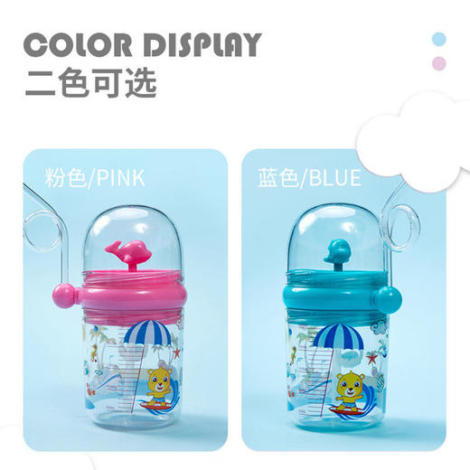 会喷水鲸鱼水杯 | ins风女网红宝宝韩版儿童杯, 商品图5