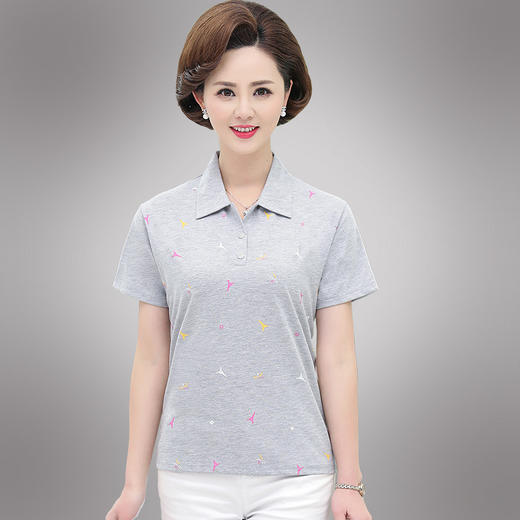 MQ-DF8240夏装新款翻领纯棉短袖polo衫YY 商品图3