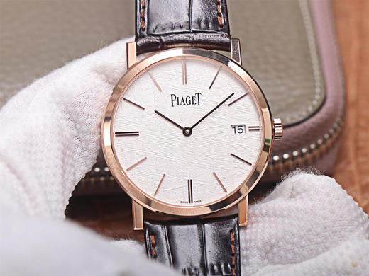 MKS伯爵Altiplano系列至臻超‮系薄‬列，1203P天文‮级台‬别专‮机用‬芯，尺寸：40mm*9.2mm，男士腕表，牛皮表带，自动机械机芯，透底 商品图0