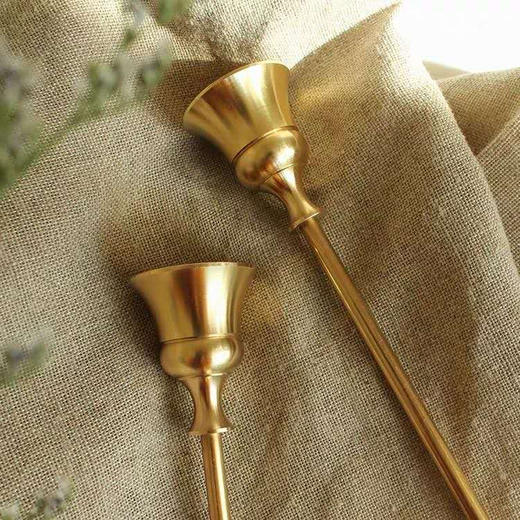 黄铜烛台三件套【运费自理】 商品图1