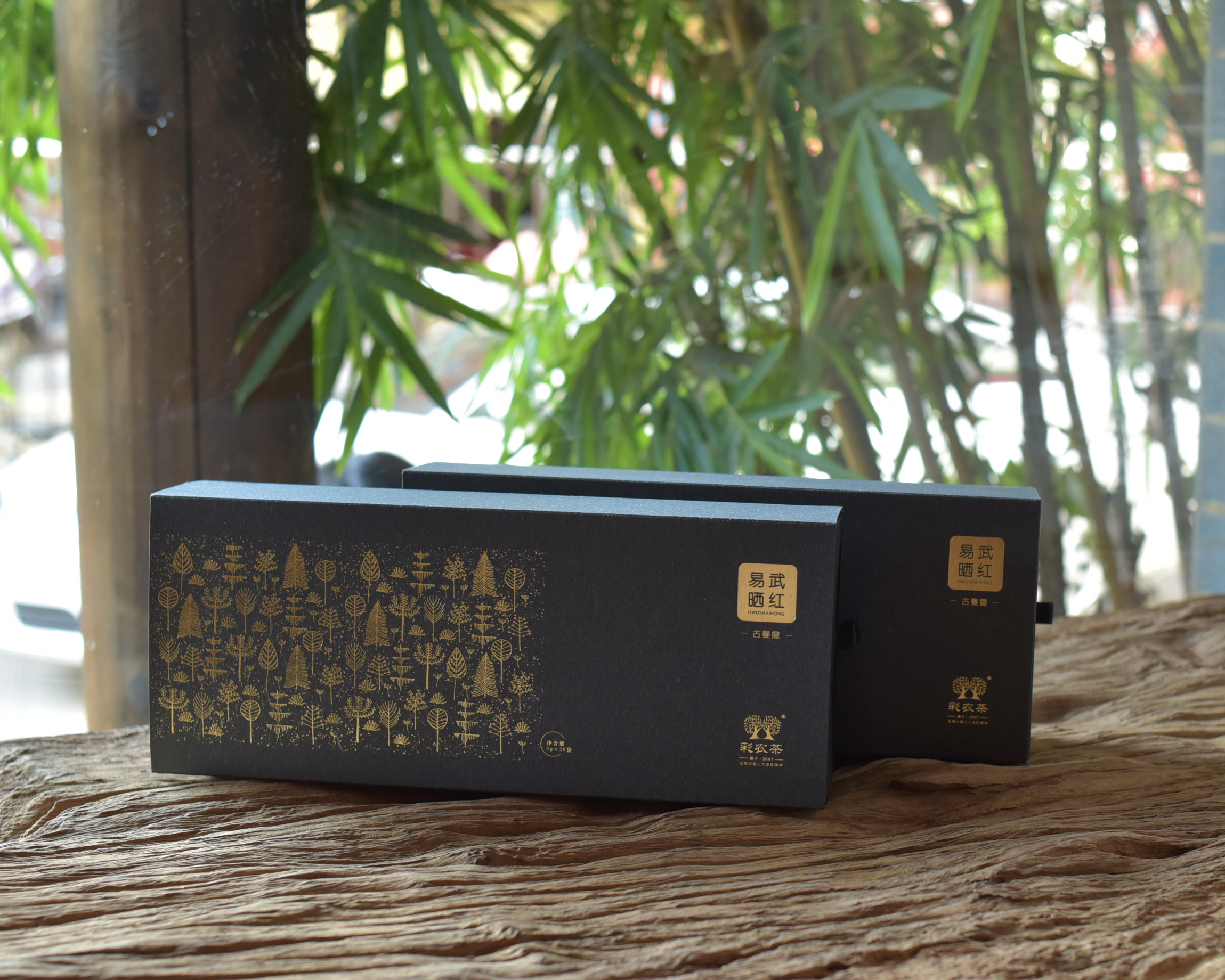 彩农茶｜易武古曼撒2021明前头春晒红茶