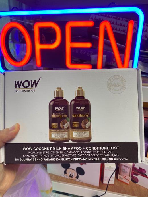 WOW Coconut Milk Shampoo & Conditioner Set (2x500ml)#5161101JPY带授权招加盟代理 商品图1