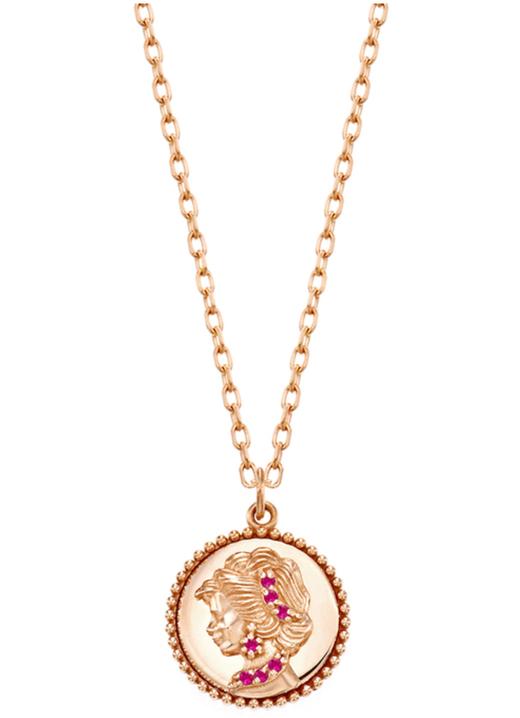 Clave de J  Coin Ruby Gold Necklace硬币红宝石金项链 632616JPY带授权招加盟代理 商品图0