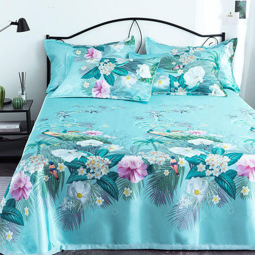 PDD-夏季凉席冰丝席子三件套 商品图2