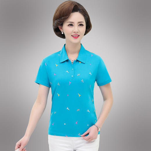 MQ-DF8240夏装新款翻领纯棉短袖polo衫YY 商品图2