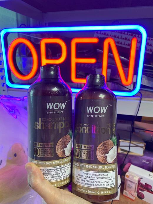 WOW Coconut Milk Shampoo & Conditioner Set (2x500ml)#5161101JPY带授权招加盟代理 商品图0