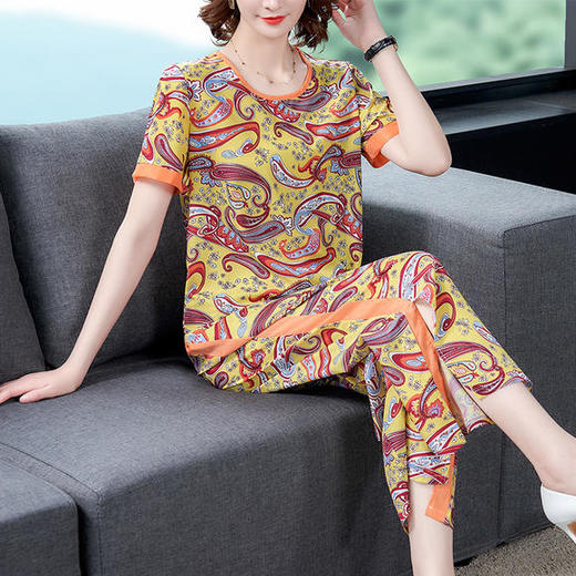 AHM-nzj8560夏季新款气质显瘦休闲套装 商品图3