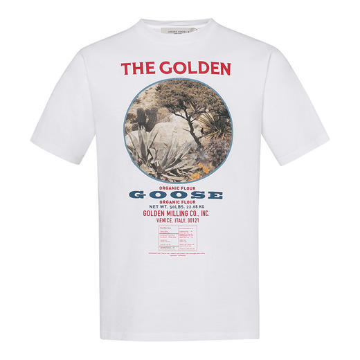 GOLDEN GOOSE 黄金鹅  女士风景印花短袖T恤G36WP026.R1 商品图8