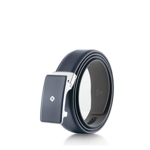 新秀丽男士皮带经典简约头层牛皮腰带商务休闲皮带BW6*025 商品图1