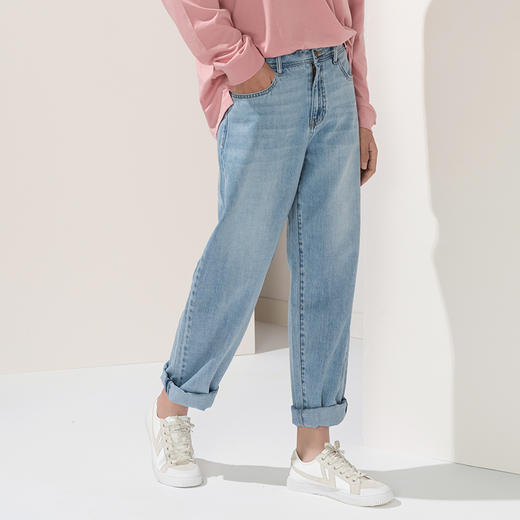 故宫宫廷文化&海思堡 如意 刺绣牛仔男裤 商品图2