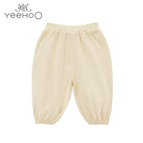 英氏-内衣类（夏）D0家居竹防蚊防蚊裤 浅晚霞黄