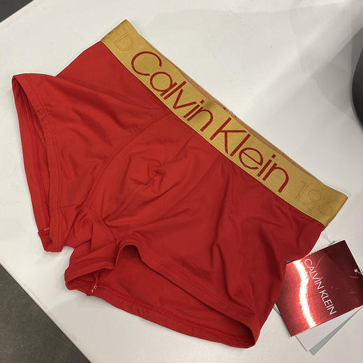   Calvin Klein/CK  男士弹力贴身舒适纯色四角内裤 商品图2