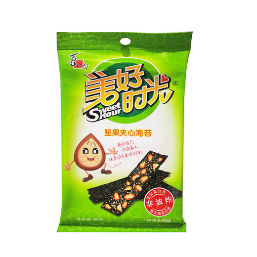 喜之郎10g美好时光坚果夹心海苔