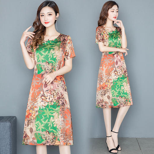 MQ-JHY220夏装新款洋气雪纺气质连衣裙YY 商品图3