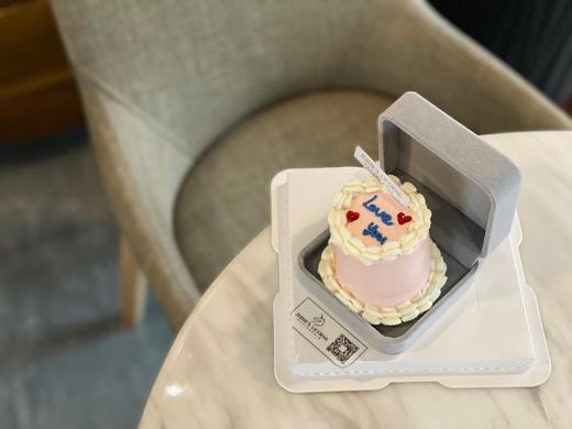 表白情侣纪念日求婚—— 一口惊喜戒指盒小蛋糕 商品图3