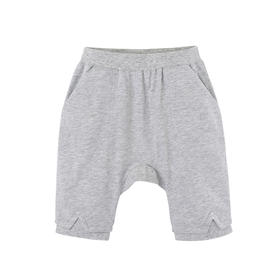 英氏-童衣类（夏）D0英针中裤 浅花灰