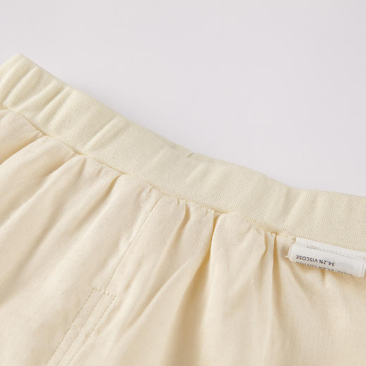 英氏-内衣类（夏）D0家居竹防蚊防蚊裤 浅晚霞黄 商品图1