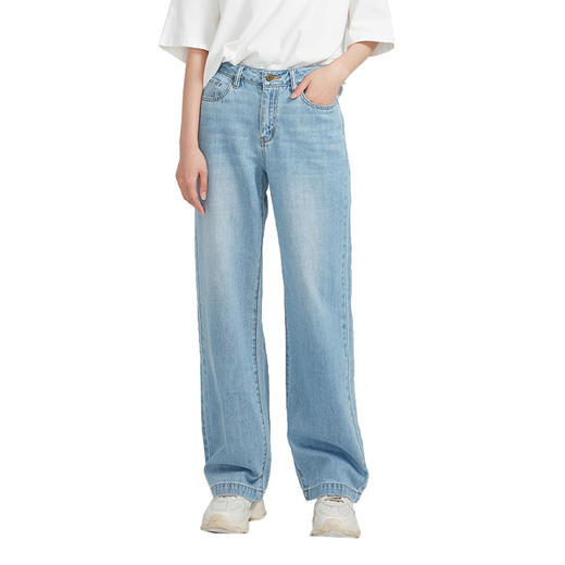 故宫宫廷文化&海思堡 宫喵  阔腿牛仔女裤 商品图4