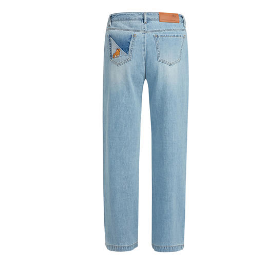 故宫宫廷文化&海思堡 宫喵  阔腿牛仔女裤 商品图9