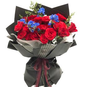 33支自由女神玫瑰花束