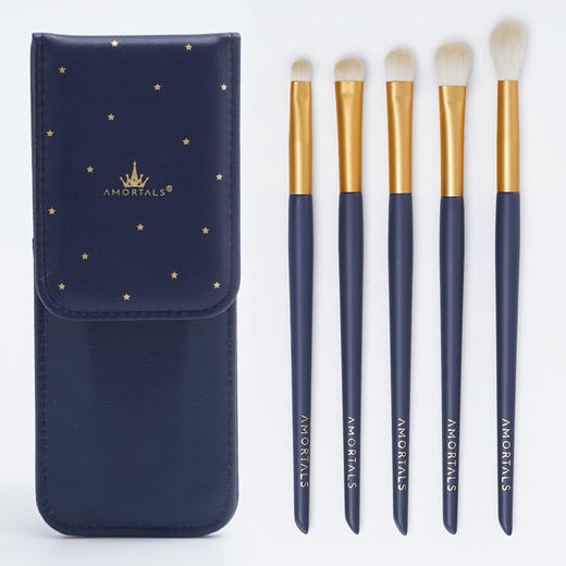 尔木萄 化妆刷套装 高光眼部化妆刷鼻影刷 软毛便携5支装 AMRTALS/amrtals 商品图6