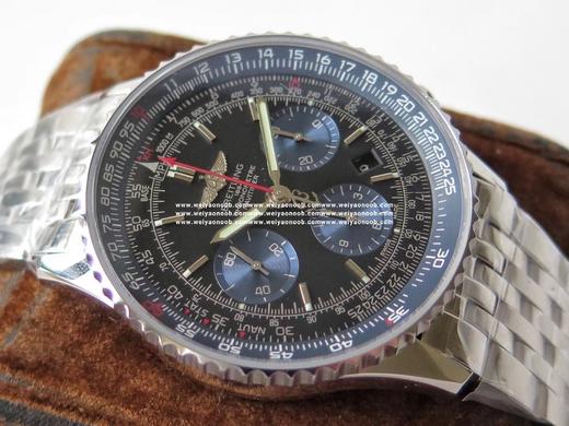 Noob official➕工厂2019又一力作——一直备受飞行员和航空爱好者喜爱的百年灵航空计时B01计时腕表豪迈登场，完美同步原装所有功能！【表壳】腕表尺寸43mmX15mm。还原双向棘轮旋转表圈 商品图10