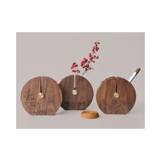 唯诗 | 「香满月」 多功能香薰器盘香炉沉香檀香创意礼品桌面摆件礼盒装 商品图5