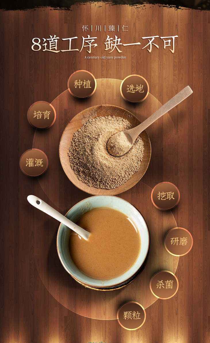 男女滋补,养胃护脾〕怀川臻仁·温县铁棍山药颗粒粉 无糖代餐粉