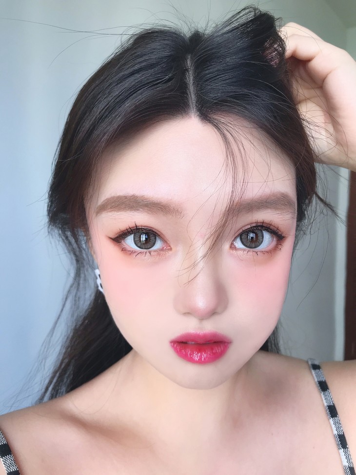 onepure日抛茶青棕