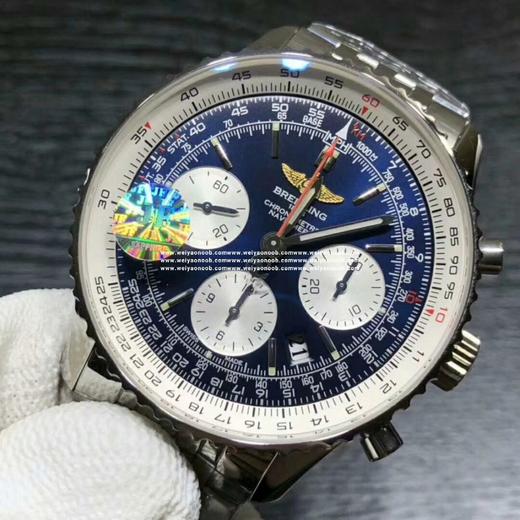 Noob official➕工厂2019又一力作——一直备受飞行员和航空爱好者喜爱的百年灵航空计时B01计时腕表豪迈登场，完美同步原装所有功能！【表壳】腕表尺寸43mmX15mm。还原双向棘轮旋转表圈 商品图5