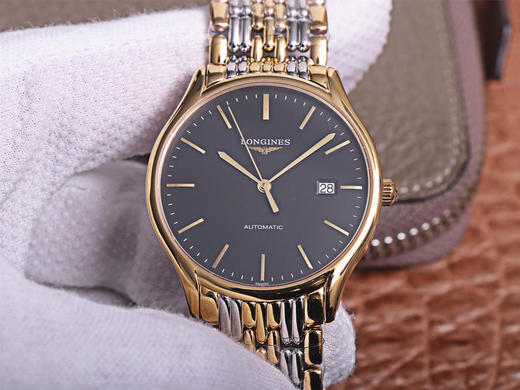 浪qin瑰丽系列L4.921.4 ，历时十个月匠心之作，复刻原版开模.所有配件和正品互换通用。男士腕表，精钢表带，自动机械机芯，透底 商品图0