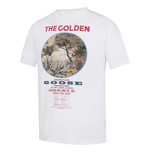 GOLDEN GOOSE 黄金鹅  女士风景印花短袖T恤G36WP026.R1 商品图6