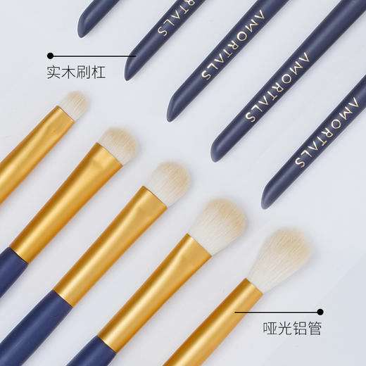 尔木萄 化妆刷套装 高光眼部化妆刷鼻影刷 软毛便携5支装 AMRTALS/amrtals 商品图2