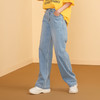 故宫宫廷文化&海思堡 宫喵  阔腿牛仔女裤 商品缩略图1