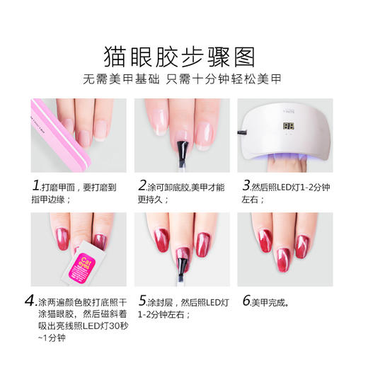 晶石猫眼12ML 赠送磁铁 商品图2