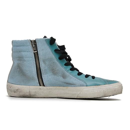 goldengoose黄金鹅女士牛皮做旧款高帮休闲鞋g33ws595u3