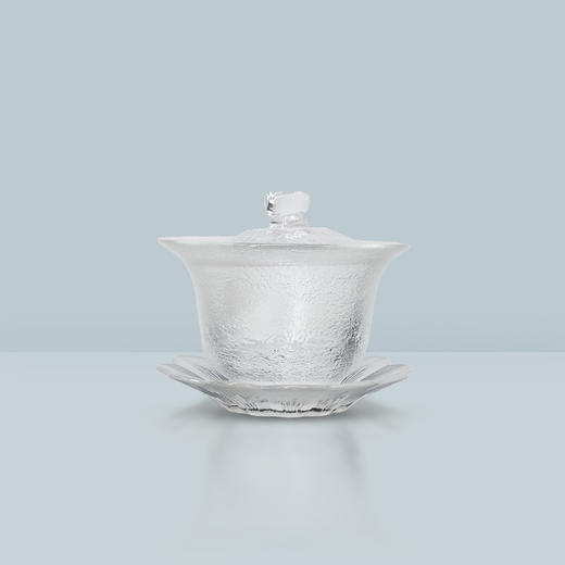 云中居 锤目纹玻璃盖碗 商品图0