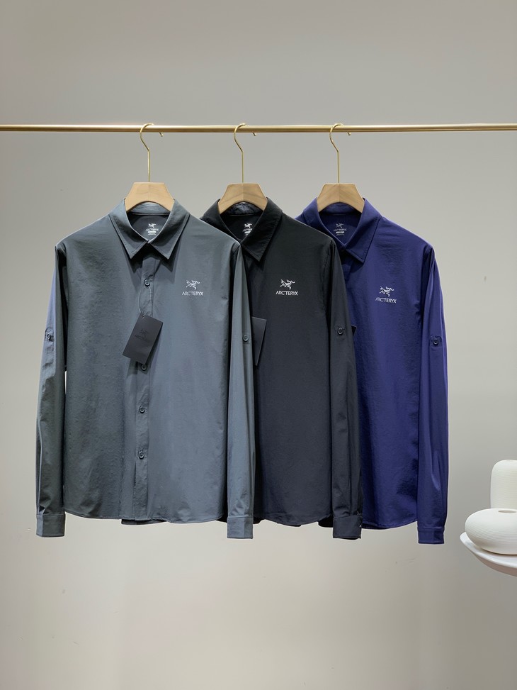 最牛逼的户外科技享受arcteryx始祖鸟户外男子skylinelsshirt速干长袖