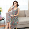 MQ-3324-Q204夏新款中长款短袖印花棉绸连衣裙YY 商品缩略图8