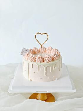 定制款裸蛋糕 - 心有独钟