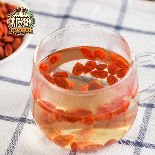 【粮药LY】宁夏中宁大颗粒枸杞正宗特级免洗红枸杞子泡茶男肾180g 商品图4