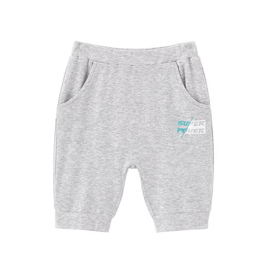 英氏-童衣类（夏）D0英针中裤 浅花灰 商品图0