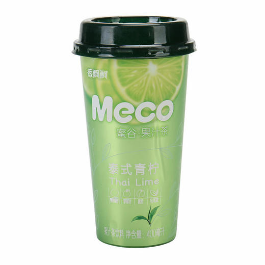 【促】香飘飘meco蜜谷果汁茶400ml 【泰式青柠/桃桃红柚/红石榴白葡萄
