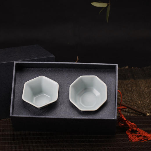 东道汝窑｜六八对杯 商品图2